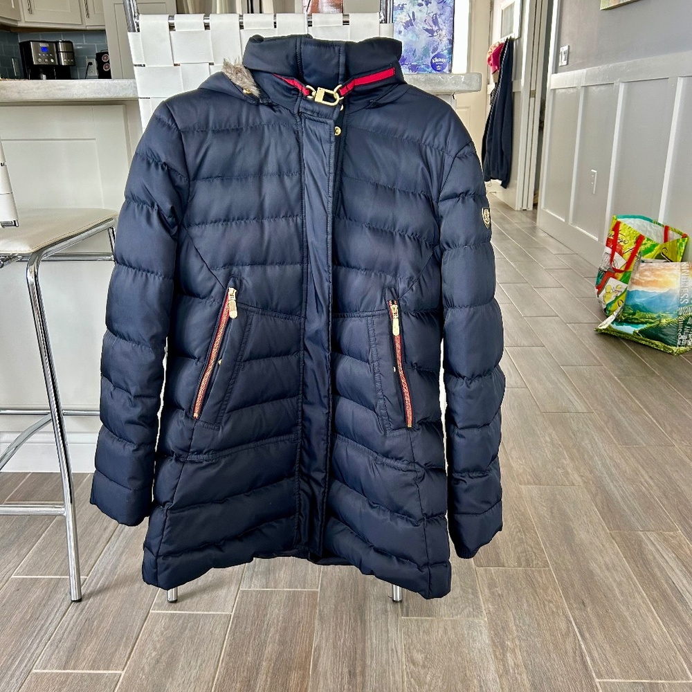 Navy Blue winter snow jacket size large